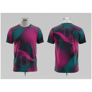 เสื้อยืดแขนสั้นผู้ชาย คอโอ ทรงปกติ ผ้าฝ้าย 100% พิมพ์ลายไล่สีด้วยเทคนิคฮีททรานเฟอร์ ระบายอากาศได้ดี สวมใส่สบาย - Product Image 2