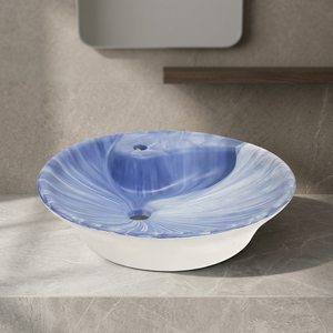 Vistaar Brand Ceramic <b>Table</b> Top Wash Basin Luxury Porcelain Vessel Sink Factory Direct Decorative Sanitary Ware Set - Product Image 3