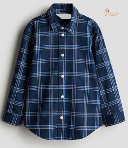 Nueva Colección de Otoño, Camisa de Manga Larga con Cuello y Estampado para Niños, Prenda Exterior Informal y Versátil, 100% Algodón Transpirable - Product Image 1