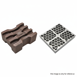 Rejilla de Acero Fundido de Alta Aleación Cromada para Horno, Barra de Rejilla de Drenaje Tipo Panal de Abeja de Precisión Personalizada, Placa OEM - Product Image 3