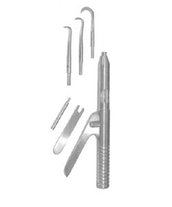 Outil professionnel manuel en acier inoxydable pour retirer les couronnes dentaires et les bridges, réutilisable - Product Image 1