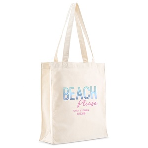 Vente en gros de sacs en toile extra larges et robustes Sac fourre-tout en toile en coton personnalisé avec poignée - Product Image 2