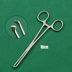 Pince à tissus Allis de haute qualité 16 cm à 4x5 dents, instrument chirurgical manuel pour la préhension intestinale, certifiée CE par Dentavex - Product Image 6