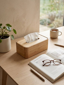 Boîte à mouchoirs en bois artisanale personnalisable, logo personnalisé, emballage durable, élégant et raffiné par Perfect Enterprises - Product Image 5
