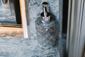 Luxurious Resin <b>Bathroom</b> <b>Accessories</b> <b>Set</b> Royal Green Epoxy Resin Crafts <b>Set</b> Of 4 Pieces <b>Bathroom</b> <b>accessories</b> - Product Image 3
