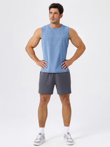 Chaleco Deportivo sin Mangas con Cuello Redondo, 100% Algodón de Secado Rápido, Transpirable, Protección Solar, Diseño Personalizado OEM - Product Image 6