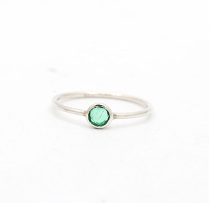 Precious Geometric <b>Emerald</b> Gemstone IGI Certified 925 Solid Sterling <b>Silver</b> Handmade Trendy Women <b>Rings</b> for Wedding Party - Product Image 1