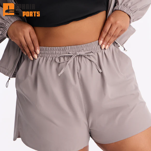 Premium Quality Nylon Tracksuit Set Zip-up <b>Jacket</b> Lightweight Waterproof Breathable Windbreaker Shorts Sets Tracksuit Women - Product Image 6