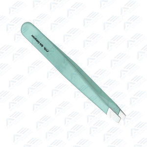 Professional Beauty Tool Stainless Steel Slanted Eyebrow & Eyelash Tweezers Hair <b>Removal</b> Grooming and Shaping - Product Image 3