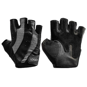 Half Finger Strong and Durable Fitness Sports Cross Fit Gym <b>Gloves</b> for Hand Protract Original Leather Gym <b>Gloves</b> High Quality - Product Image 1