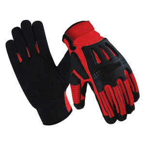 Gants de mécanicien en cuir synthétique renforcé Amara, antistatiques, résistants aux chocs, protection des mains robuste, gants de travail durables - Product Image 3
