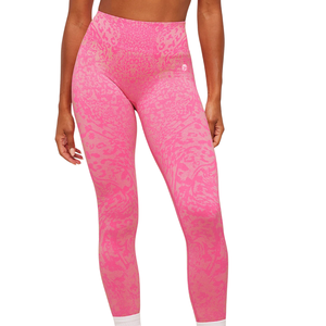 Leggings Deportivos de Cintura Alta para Mujer, Diseño Esculpido, Color Rosa, Elásticos, para Gimnasio, Yoga, Entrenamiento, Running, Ropa Deportiva, Ajuste Cómodo - Product Image 1