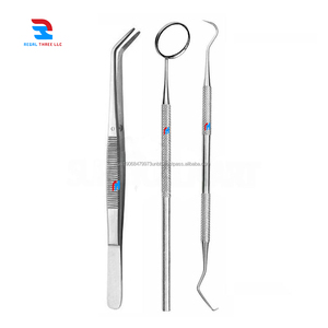 Ensemble d'instruments d'examen pour chirurgie buccale, 10 pièces, outils dentaires manuels, poignée ergonomique, certifié CE, sonde à tartre, miroir buccal - Product Image 6