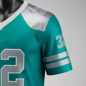 Camiseta de Fútbol Americano Unisex al por Mayor, Diseño Personalizado Sublimado y Cosido, 32 Equipos, Colores y Logotipos Personalizados, Transpirable - Product Image 6