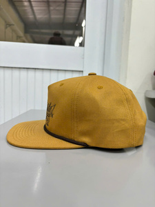 Gorra Snapback de 5 Paneles con Logotipo Personalizado, Visera Plana, Transpirable, de Alta Calidad, Bordada, Estilo Vintage, Fabricada en Vietnam, OEM ODM - Product Image 3