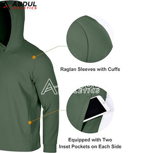 Sudaderas con capucha para gimnasio y fitness para hombre, de ajuste cómodo con tela elástica flexible para un estilo de vida activo. - Product Image 4