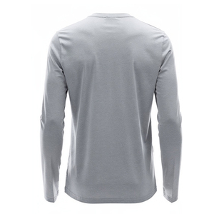 Men's Long Sleeve T-Shirt 100% Polyester O-Neck Regular Fit Quick Dry T Shirts Men Casual Jersey Knitted Tee Shirt Mens - Product Image 6