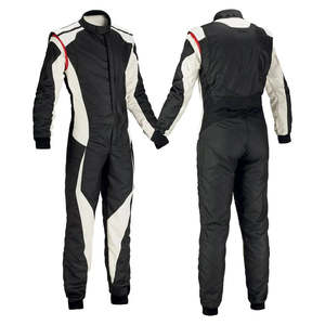 Custom Logo High Quality Professional Fia Overalls Lightweight Soft Breathable Fireproof Silk Screen Printing Full Sleeve Racing - Product Image 3