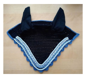 ผ้าคลุมหูม้ากันแมลงแบบสั่งทำคุณภาพสูงสำหรับขี่ม้า ผ้าคลุมหูม้าทำมือ - Product Image 5