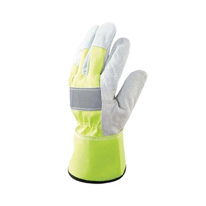 Gants de travail en cuir de vachette pleine fleur, haute performance, robustes, doux et confortables, pour le travail lourd et le jardinage, modèle Canadian Rigger. - Product Image 1