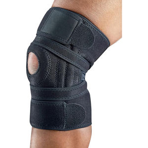 Attelle médicale avancée pour le genou avec charnières latérales amovibles et sangles de compression pour le soutien à la récupération - Product Image 4