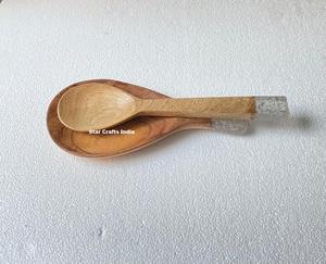 Bol à soupe en résine noire et bois de manguier, de bonne qualité, bol domestique en résine et bois, taille personnalisée, vaisselle et assiettes en résine et bois - Product Image 6