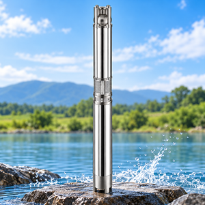 Pompes submersibles verticales Splendor Pump V5 pour puits profonds, ensemble de pompes centrifuges multi-étages 5 CV avec turbine Noryl SS 202 haute performance - Product Image 4