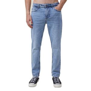 Jeans Cargo de Mezclilla para Hombre, Cintura Alta, Corte Holgado, Estilo Utilitario, Color Sólido, Lavado a la Piedra, Peso Medio, Venta al Por Mayor - Product Image 3