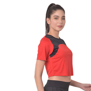 100% Cotton 180gsm Plain Blank Short Sleeve Woman Tshirts Custom Your Own Logo Label Graphic Tee DTG Printing Women T <b>Shirt</b> - Product Image 4