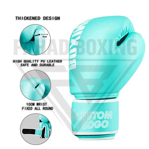 Gants de boxe en PU durables, sur mesure, robustes, faciles à utiliser, pour l'entraînement au combat, taille 10oz 12oz, pour une protection et un confort améliorés - Product Image 4