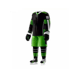2026 Meilleure Qualité Vente en Gros Personnalisée Logo Design Ensembles d'Uniformes de Hockey sur Glace 7V7 Unisexe Respirant Grande Taille Imperméable Écologique - Product Image 3