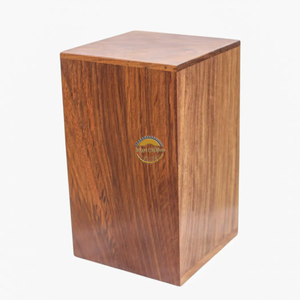 AYAANS Rosewood wooden Hand Carved Wooden Hot Selling cremation Urn <b>Box</b> for Adult Ashes Wholesale Cremation Urns (6X6X11)IN - Product Image 5