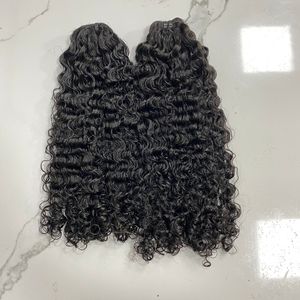 RIZLY HAIR BUNLES DOUBLE Top Hot Trend para mujeres negras Las mejores extensiones de cabello de encaje con TODO RIZADO TEXTURA Excelente envío - Product Image 4