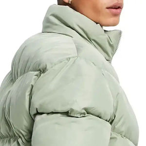 Chaqueta de Invierno Acolchada para Hombre, Estilo Casual, Gruesa, Impermeable, de Algodón, Cuello Alto, con Cierre, Transpirable - Product Image 2