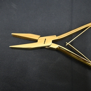 Micro Bead Plier 7 Inch Hair Extension <b>Crimping</b> Tool Stainless Steel Flat Jaw Non Slip Handle Salon Bead Closing Instrument - Product Image 5