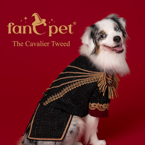 [Lydia.st] fanCpet Luxury Tweed Pet <b>Clothes</b> and Elegant <b>Dog</b> Jacket Dress <b>for</b> Small Medium <b>Dogs</b> - Product Image 5
