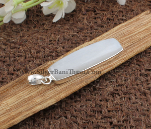 Pendentif en argent sterling 925 plaqué platine vintage avec pierre de lune arc-en-ciel naturelle et feu bleu, collier, bijoux en gros - Product Image 2