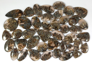 High Quality Bulk Loose Stick Agate Cabochon Natural Crystals High Visibility for Crystal <b>Silver</b> Jewelry Making - Product Image 2
