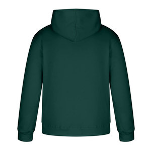 High Quality Men's Casual Winter Tracksuit <b>Hoodie</b> with Zipper 100% Cotton Fleece Quick Dry Solid Pattern Windproof & Breathable - Product Image 2