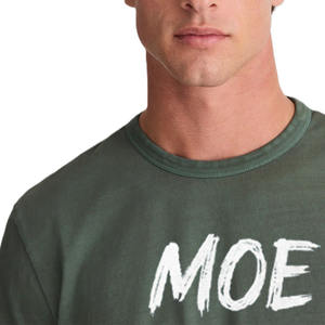 T-shirt pour homme en coton premium, vert sauge, col rond, impression graphique personnalisée, manches courtes, coupe ajustée, décontracté, été, vêtement doux - Product Image 4