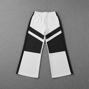 2026 Pantalon de jogging personnalisé pour homme, coupe ample et oversize, jambe droite, en coton French Terry, effet délavé, jambe large - Product Image 2