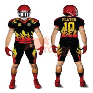 Custom American Football Uniform Design Your Own Team Jersey Premium Polyester Football Uniform OEM ODM Wholesale Manufacturer - Product Image 4