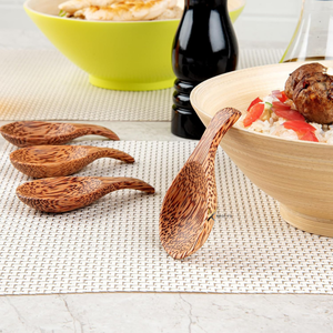 Dinner Serving <b>Essentials</b> Coconut Wood Soup Spoons Natural Ladle Coco Wooden Ladles Produced in Vietnam - Product Image 4