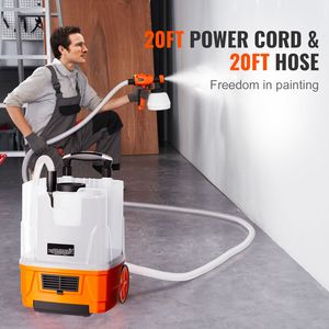 Pistola a Spruzzo Elettrica 1300W con Contenitori da 1300ml e 800ml, 5 Ugelli in Rame, Tecnologia 150 Din HVLP per Pulizia - Product Image 4
