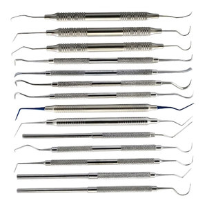 Explorador Dental, Juego de 14 Piezas, Sonda de Diagnóstico, Herramienta para Remover Placa Periodontal y Endodóntica, Acero Inoxidable, Cirugía Oral - Product Image 5