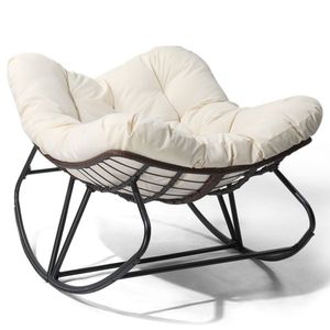 Fauteuil Papasan Rocker XXL d'intérieur/extérieur, confortable pour la lecture et la détente, chaise œuf, modèle 72555836, idéal pour l'intérieur - Product Image 2
