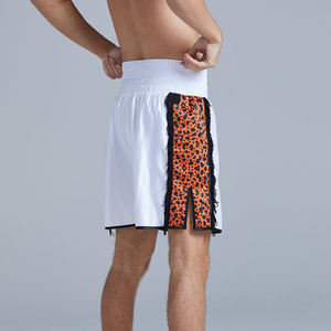 Shorts de boxe athlétiques personnalisés en satin, légers, pour l'entraînement et la gym, fournisseur OEM - Product Image 4