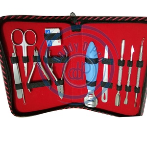 Professional Nail Clipper Manicure Pedicure <b>Kit</b> Stainless Steel Personal Grooming Nail Care Set with Premium Travel Case - Product Image 3
