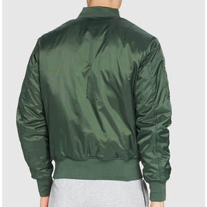 Veste Harrington pour homme, col montant, toile de polyester légère, veste décontractée de style streetwear - Product Image 2