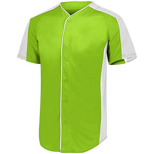 Men's Latest Design Full Button Baseball Jersey Good Quality Sportswear with Sublimation Printing OEM ODM Service for Youth - Product Image 4